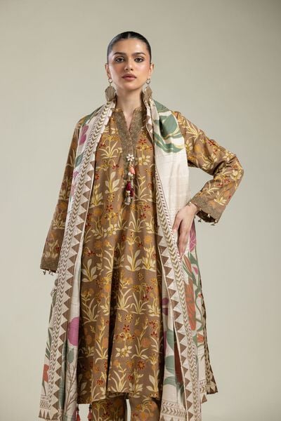 Raw Silk | 3-Piece Co-ord Set | USD 52.50