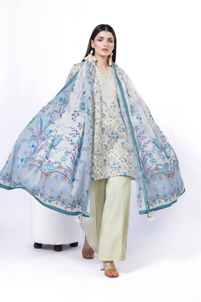 Embroidered | Lawn | Fabrics 3 Piece | USD 13.50