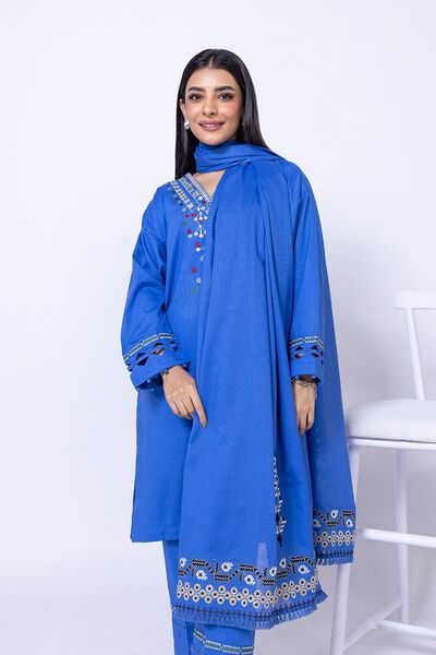 Embroidered | Slub Lawn | Dupatta | USD 7.50