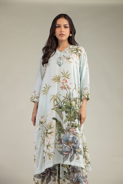 Printed | Viscose | Long Floral Kurta | USD 10.50