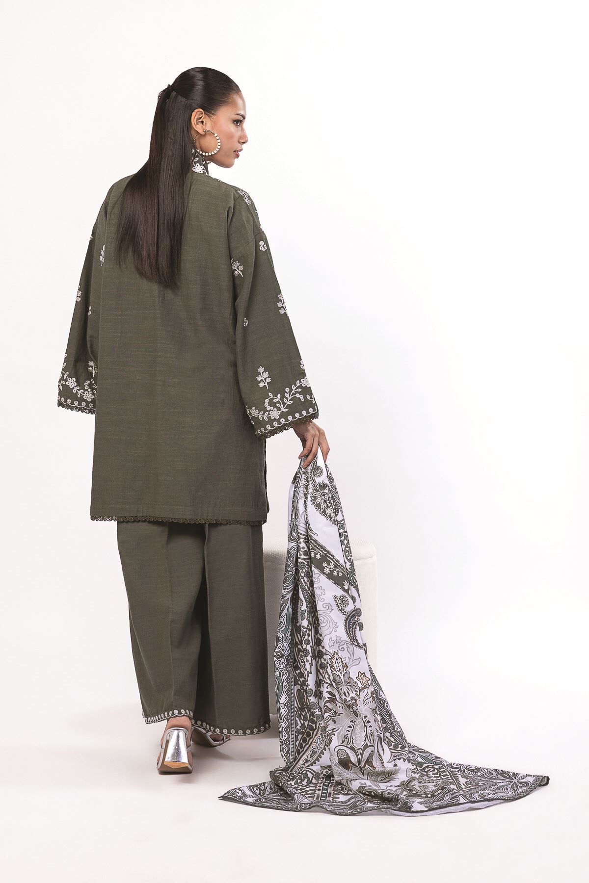 Buy Fabrics 3 Piece | 0.0 N/A | KN67B-VG_MULTI | Khaadi Global