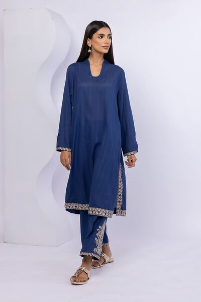 Embroidered | Leno | Pants | USD 20.00