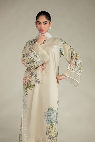 Embroidered | Blended Viscose | Floral Embroidered Kurta | USD 30.00