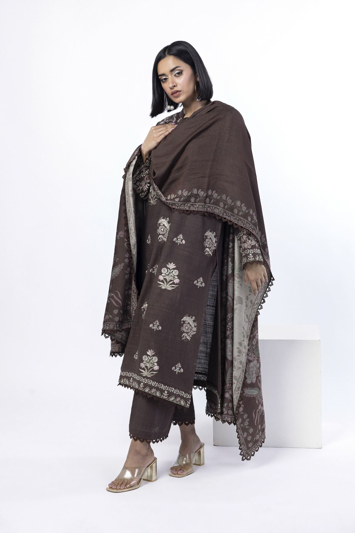Buy Tailored 3 Piece | 0.0 N/A | KD06AST-VG_MULTI | Khaadi Global