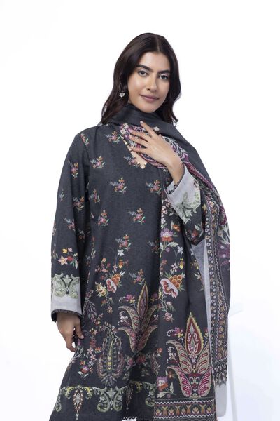Printed | Karandi | Fabrics 3 Piece | USD 40.00