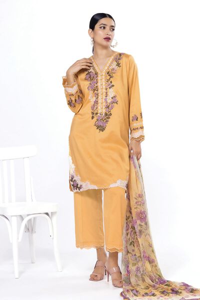 Embroidered | Dobby | Fabrics 3 Piece | USD 30.00