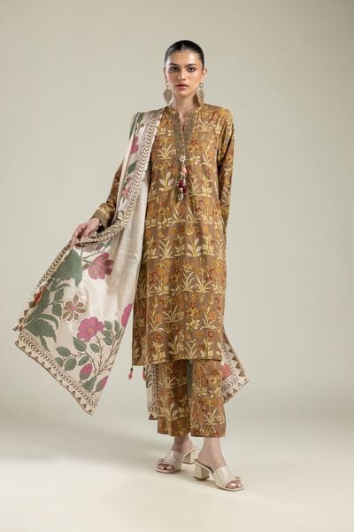 Raw Silk | 3-Piece Co-ord Set | USD 52.50