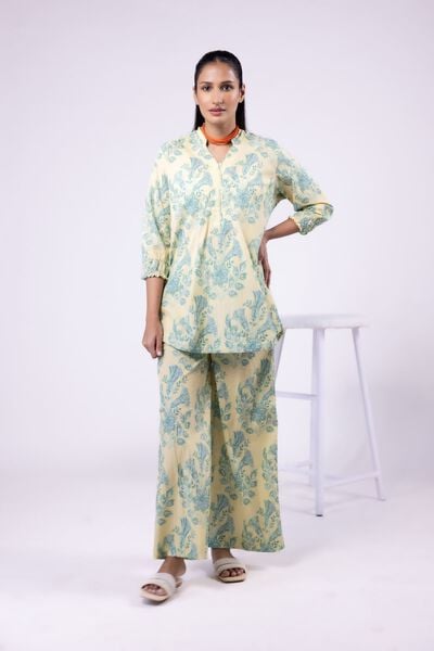 Printed | Ripple Crinkle | Kurta | USD 30.00