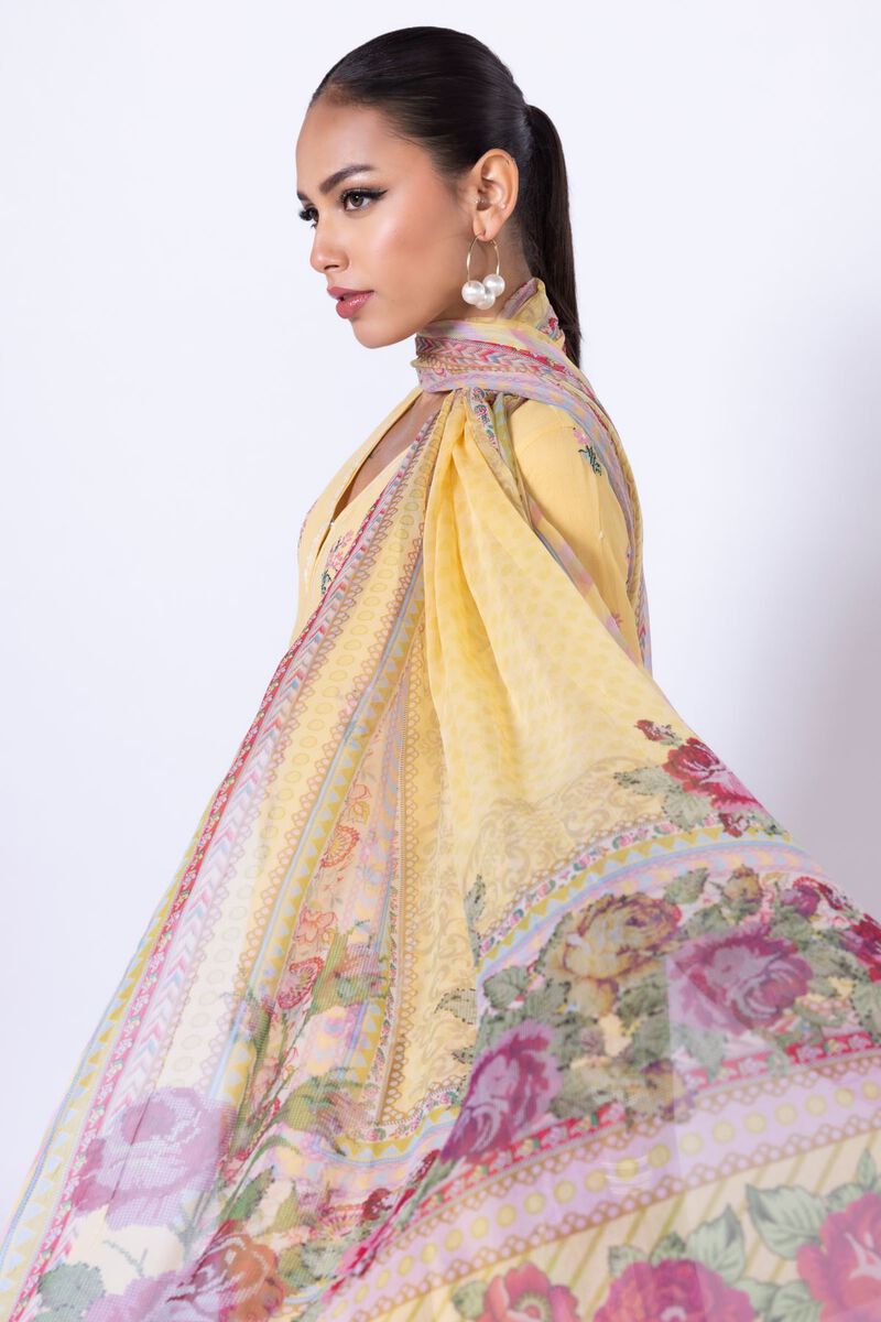 Embroidered | Bamber Chiffon | Dupatta | null