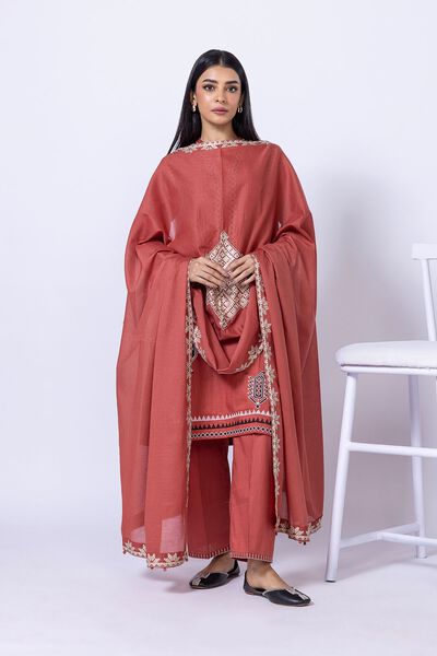Embroidered | Slub Lawn | Dupatta | USD 7.50