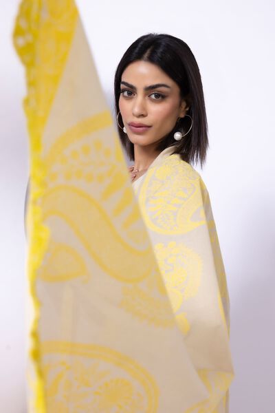 Embroidered | Slub lawn | Dupatta | USD 23.00