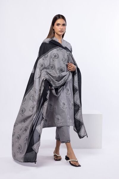 Printed | Slub Lawn | Dupatta | USD 20.00