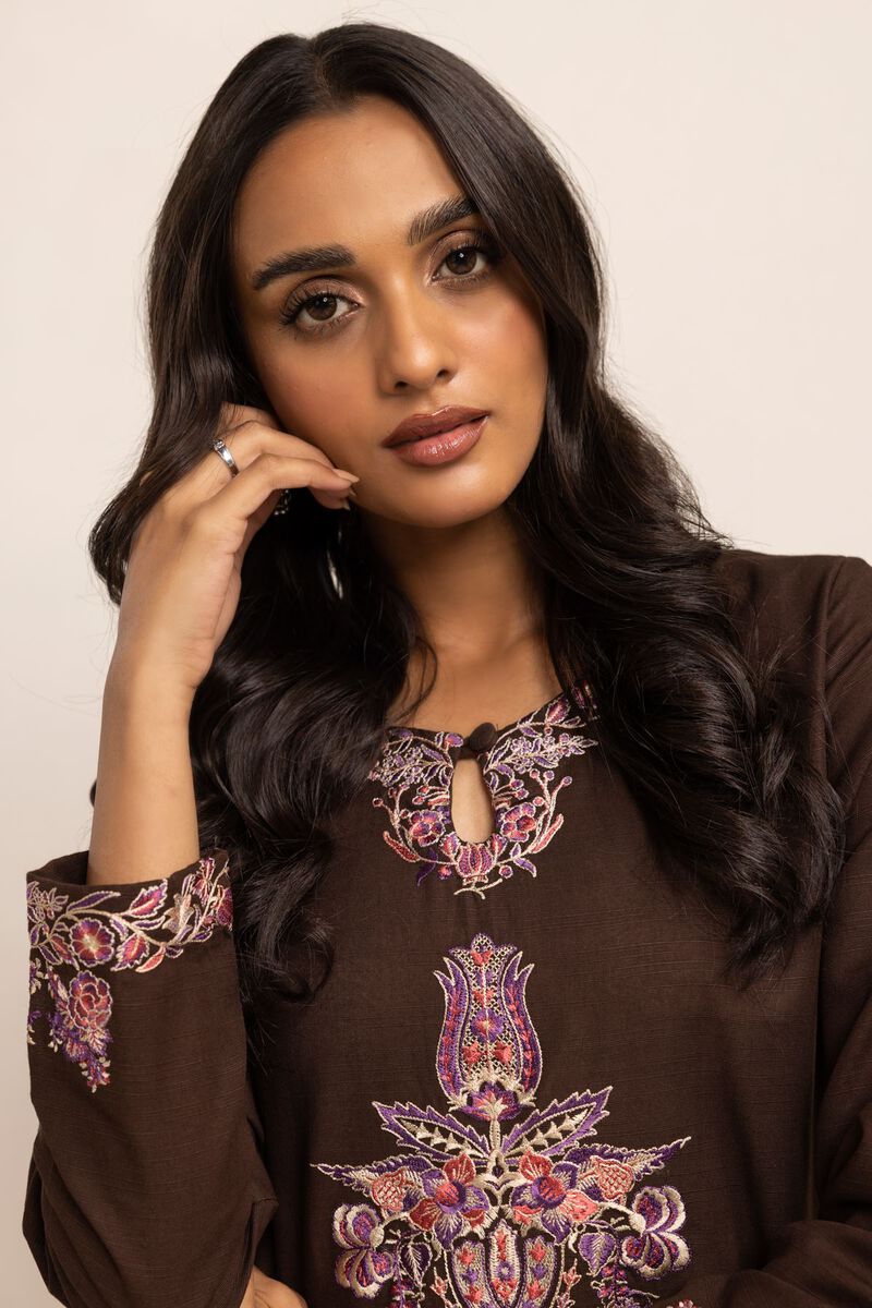 Classic Kameez, BROWN, hi-res image number null