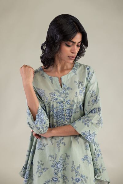 Embroidered | Cambric | Kurta | USD 35.00