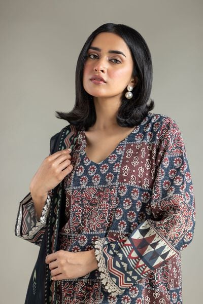 Embroidered | Lawn | Fabrics 3 Piece | USD 22.50