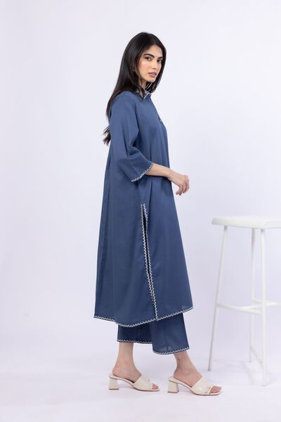 Embroidered | Linen Cotton | Pants | USD 5.40