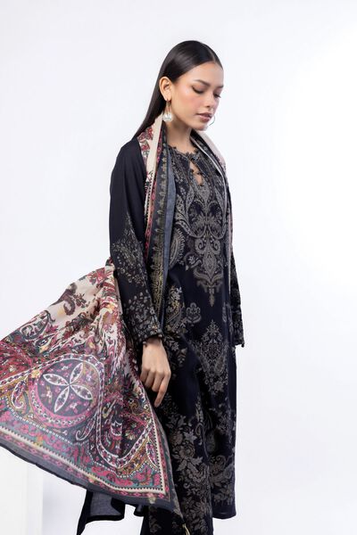 Dyed | Jacquard | Tailored 3 Piece | USD 70.00