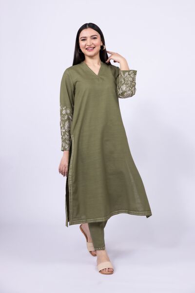 Dyed | Khaddar | Pants | USD 7.50