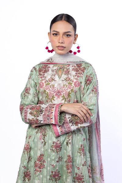 Printed | Broshia | Fabrics 3 Piece | USD 45.00