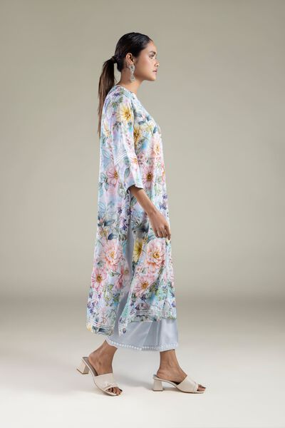 Embroidered | Viscose | Solid Regular Pants | USD 7.50