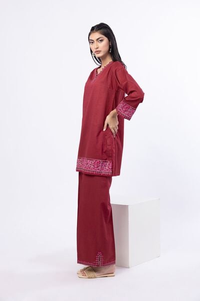 Embroidered | Cotton Dobby | Pants | USD 20.00
