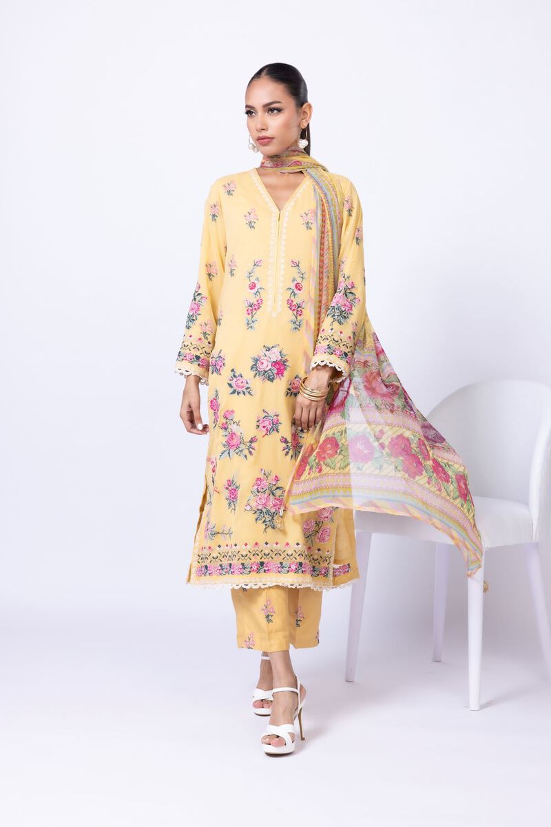 Embroidered | Bamber Chiffon | Dupatta | null
