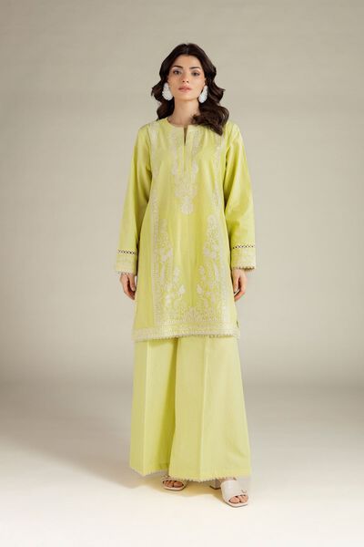Embroidered | Cotton Dobby | Fabrics 2 Piece | Top and Bottom | USD 40.00