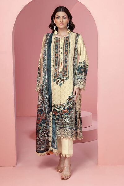 Pima Lawn | Embroidered | Tailored 3 Piece | USD 50.00