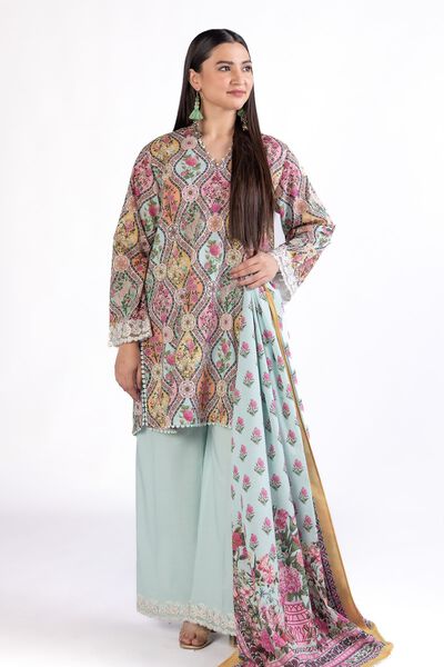 Embroidered | Cambric | Fabrics 3 Piece | USD 22.50