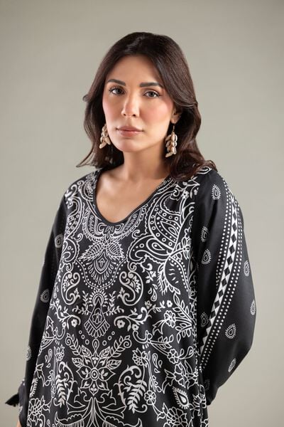 Printed | Viscose | Paisley V-Neck Kurta | USD 35.00