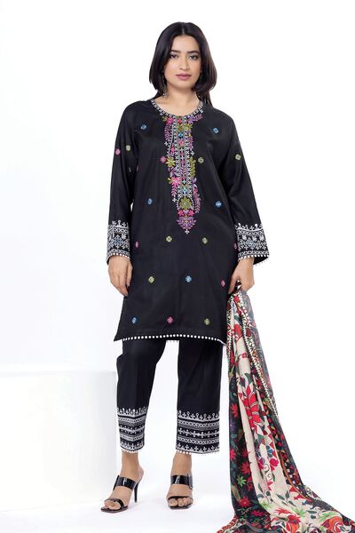 Embroidered | Dobby | Fabrics 3 Piece | USD 50.00