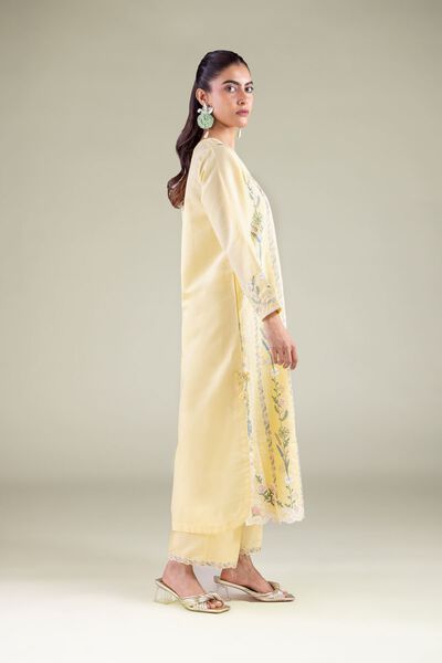 Embroidered | Mesuri | Floral Lace Pants | USD 35.00