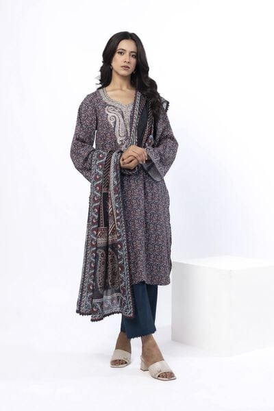 Embroidered | Cotton | Fabrics 3 Piece | USD 35.00