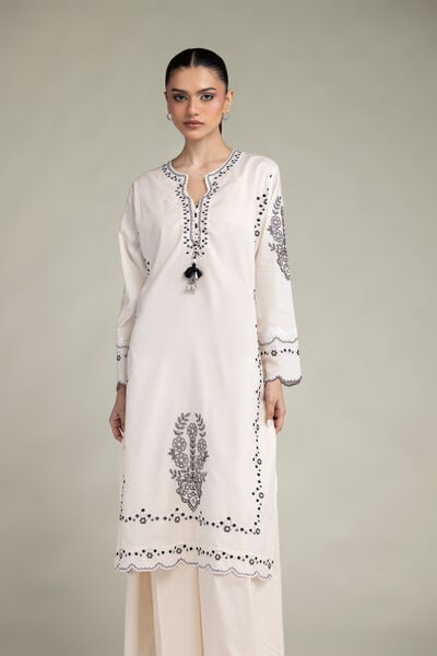 Embroidered | Cambric | Floral Cambric Kurta | USD 45.00