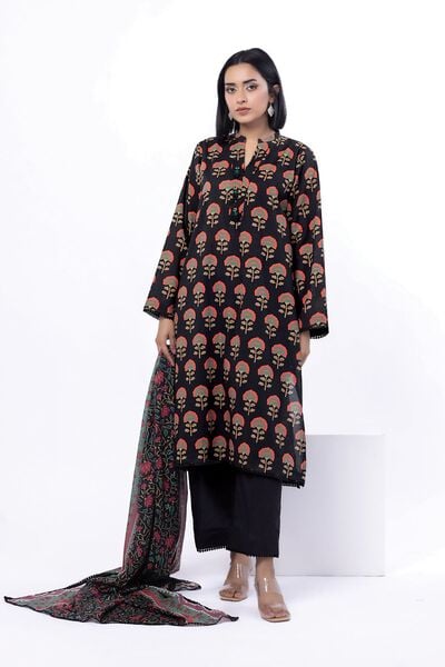 Printed | Cotton | Tailored 3 Piece | USD 45.00