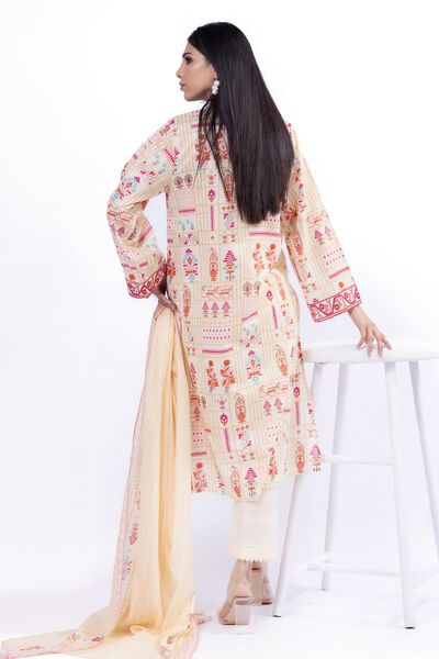 Embroidered | Lawn | Fabrics 3 Piece | USD 17.50