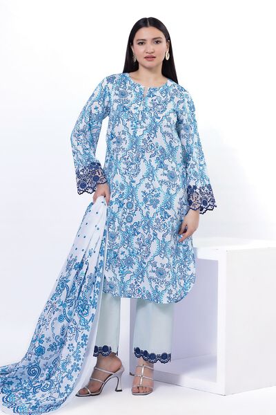 Embroidered | Lawn | Fabrics 3 Piece | USD 20.00