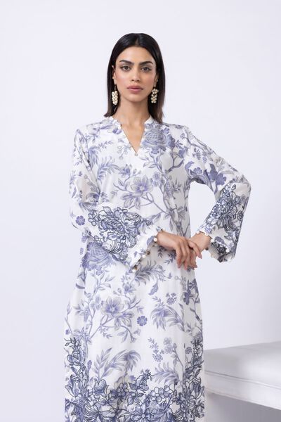 Embroidered | Crosshatch Poplin | Kurta | USD 35.00