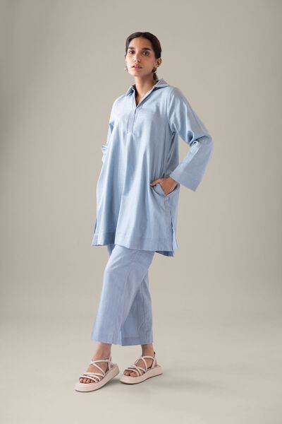 Dyed | Heavy Textured Cotton | Pants | USD 20.00