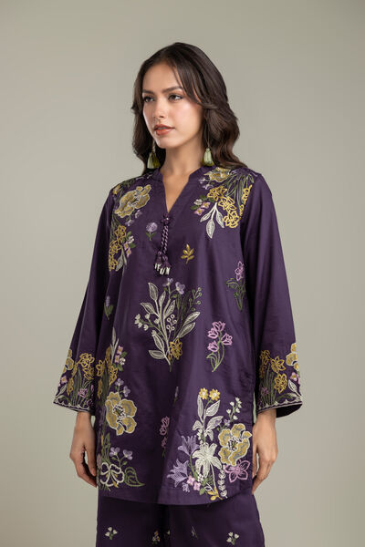 Embroidered | Textured Cotton | Kurta | USD 60.00