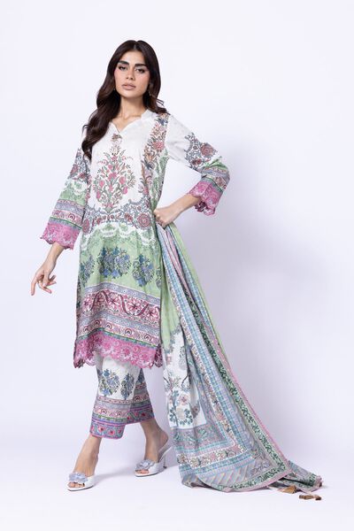 Printed | Cotton Polyester Broshia Jacquard | Pants | USD 6.00