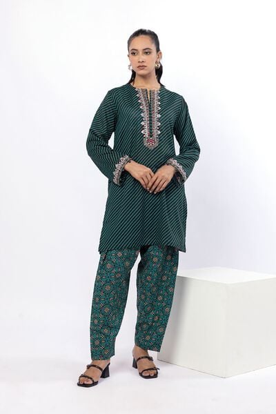 Embroidered | Khaddar | Tailored 2 Piece | Top and Bottom | USD 40.00