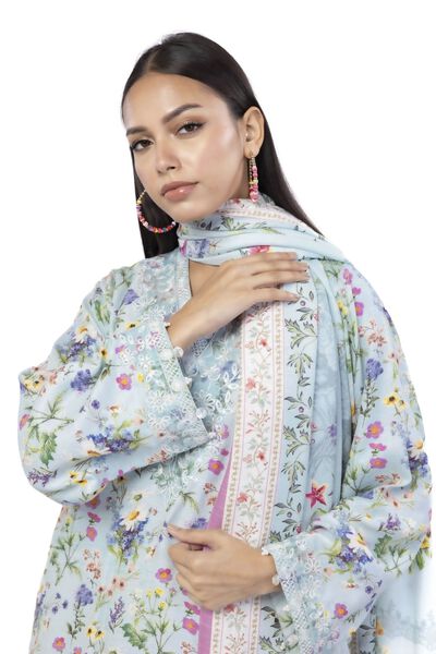 Embroidered | Blended Khaddar | Fabrics 3 Piece | USD 45.00