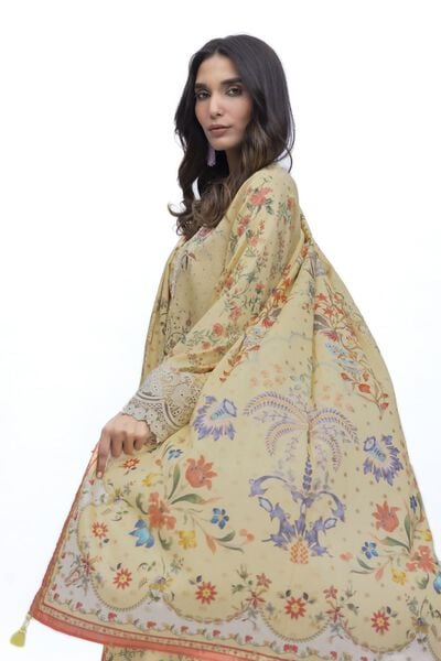 Embroidered | Jacquard | Fabrics 3 Piece | USD 55.00