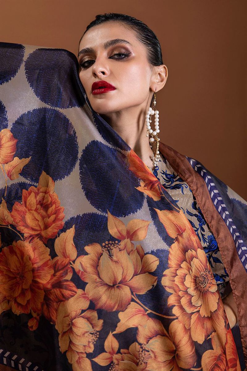 Embroidered | Cotton Zari Jacquard | Fabrics 3 Piece | null