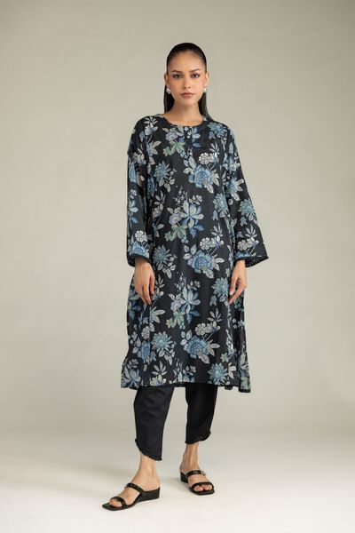 Printed | Cambric | Black Solid Shalwar | USD 30.00