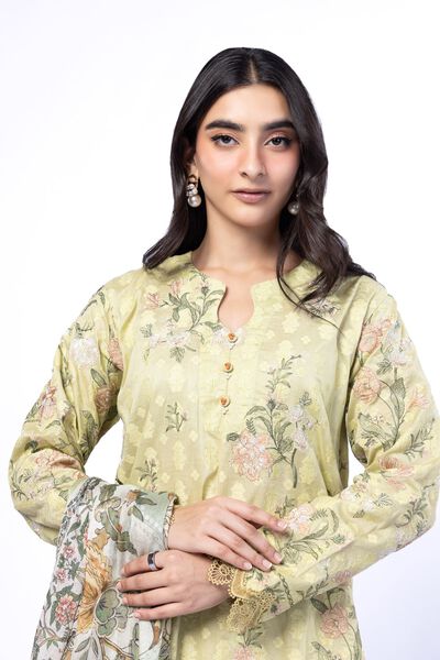 Embroidered | Broshia | Fabrics 3 Piece | USD 60.00