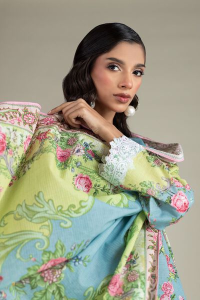 Embroidered | Cambric | Fabrics 3 Piece | USD 45.00