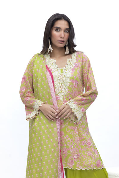 Embroidered | Lawn | Fabrics 3 Piece | USD 40.00