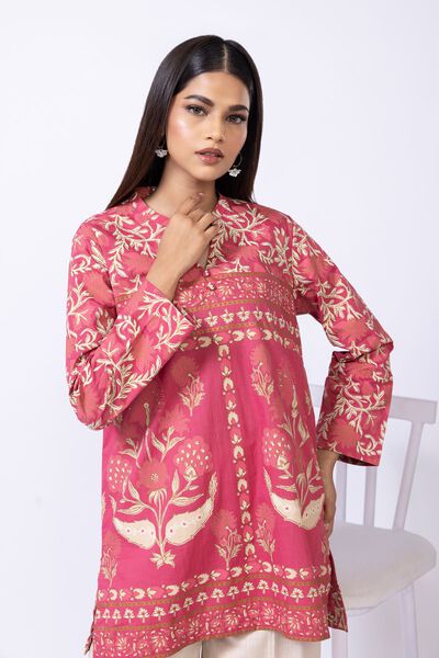 Printed | Crosshatch Poplin | Kurta | USD 15.00